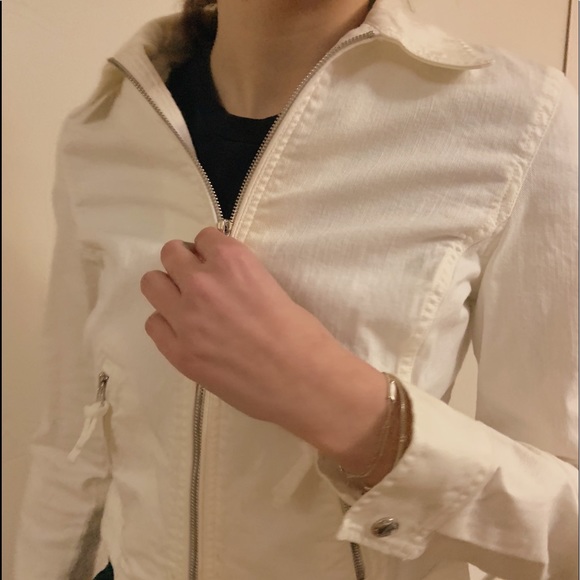 RALPH LAUREN WHITE SHORT DENIM JACKET - Picture 3 of 3